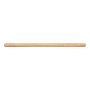 Oak coat rack - Brass hooks HD14